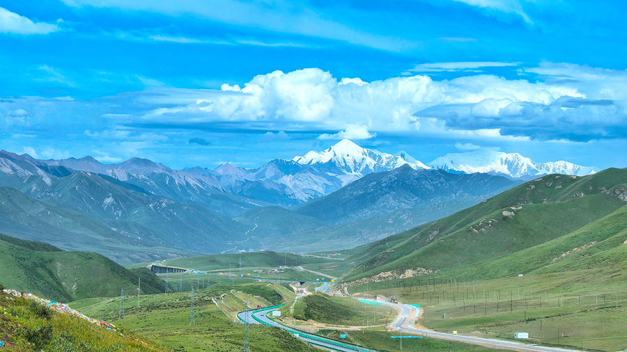 色彩繪風(fēng)景丨在金秋遇見(jiàn)“秘境果洛”的雪山和草原